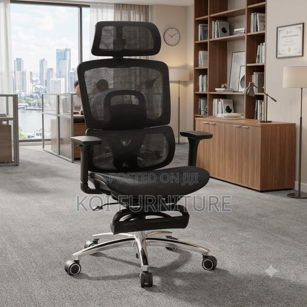 Office Chairs; Orthopedic Recliner Office Chair With Footrest