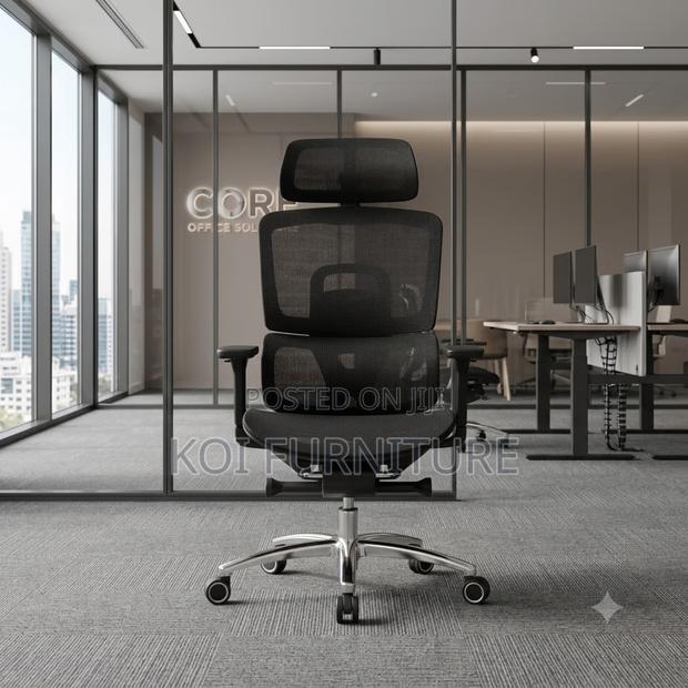 Office Chairs; Orthopedic Recliner Office Chair With Footrest - thumbnail 4