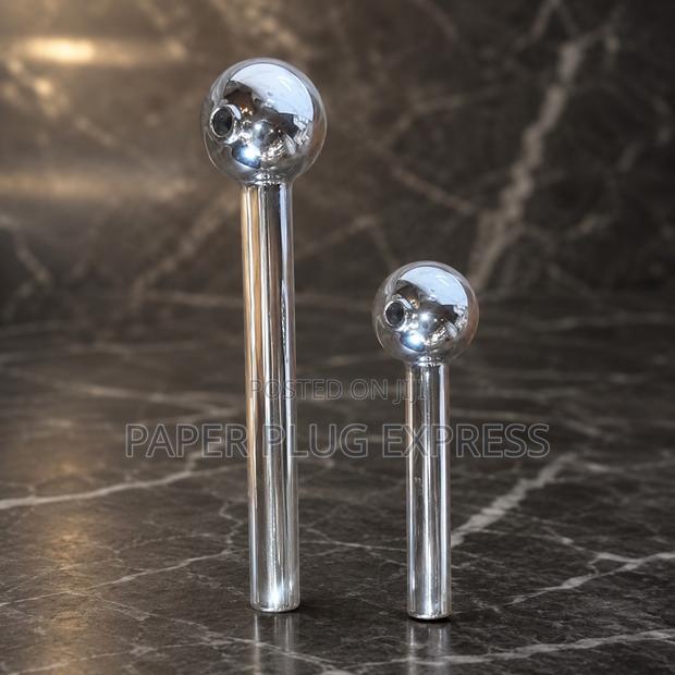 Silver Borosilicate Hand Glass Pipe Oil Burner – 4 6 Inch