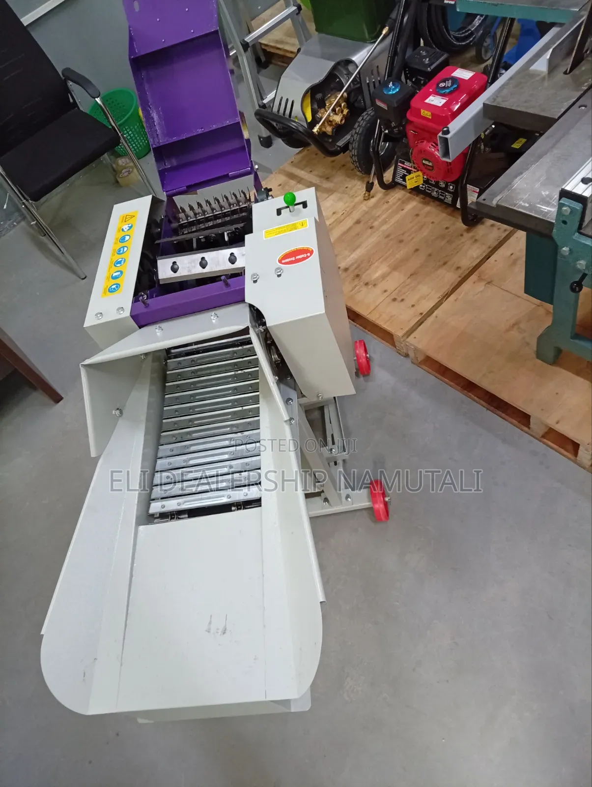 Chain-Feed Chaff Cutter for Corn Stalks, Wheat Straw Grass