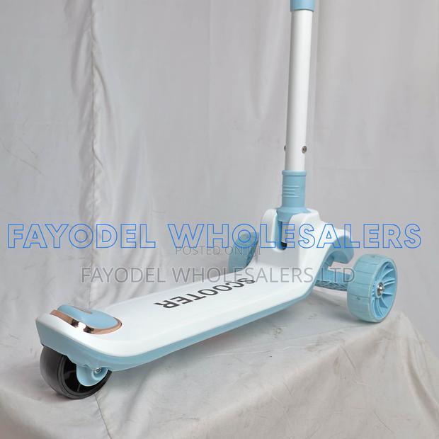 Blue Bird Adjustable Children's Scooter