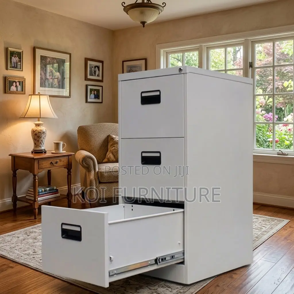 Office Cabinet; Three Doors Steel Home Office Filing Caninet