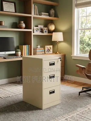 Office Cabinet; Three Doors Steel Home Office Filing Caninet