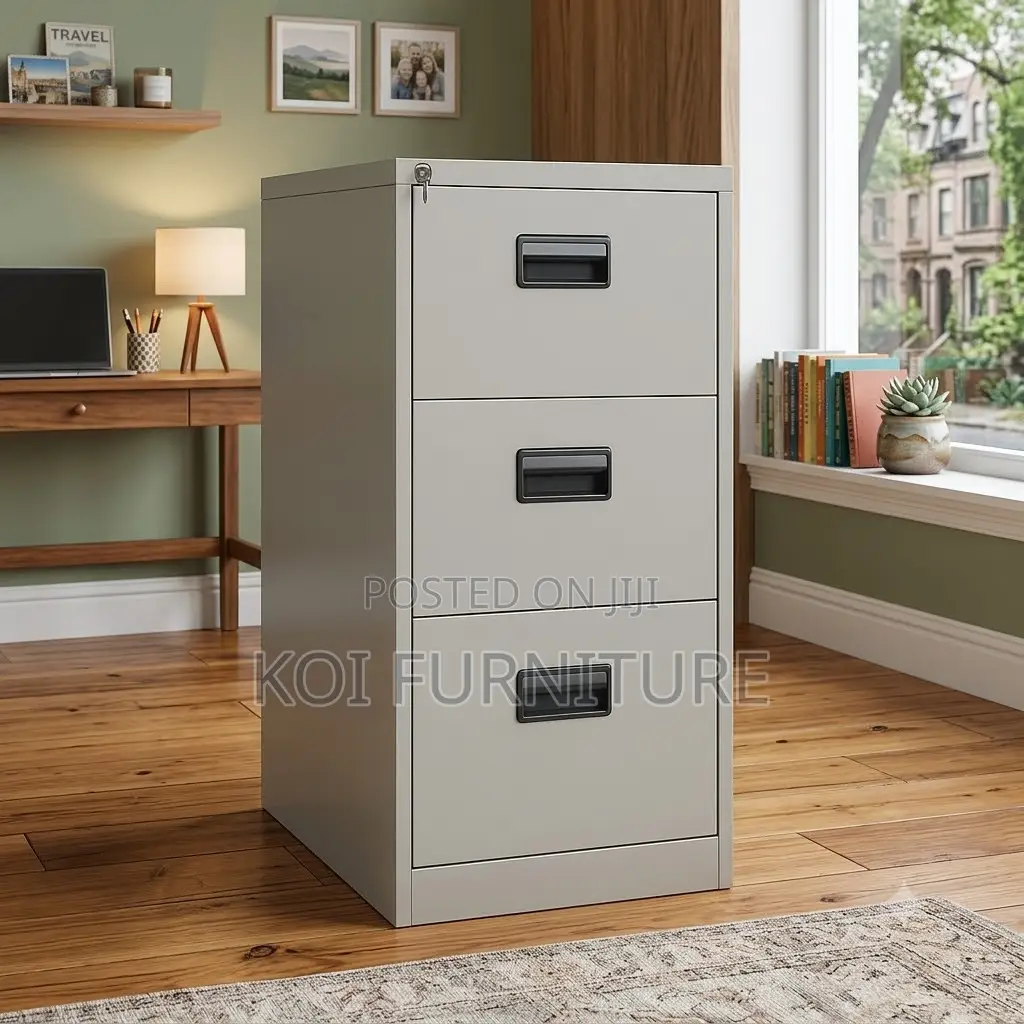 Office Cabinet; Three Doors Steel Home Office Filing Caninet