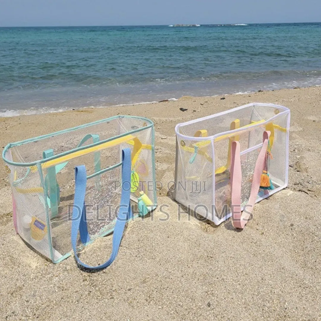 Large Capacity Tote Beach /Swimming Bag With Zip_ex