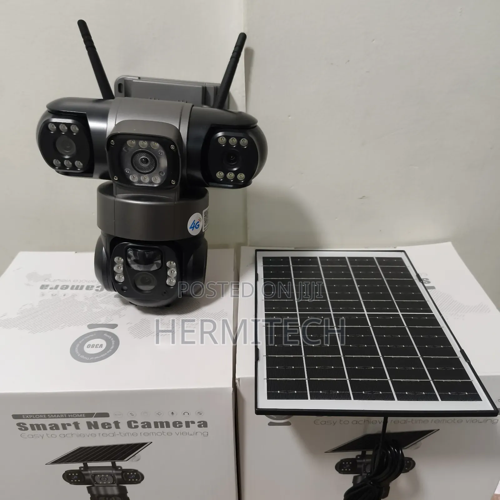Outdoor Surveillance Camera 4g Solar Powered CCTV Cameras
