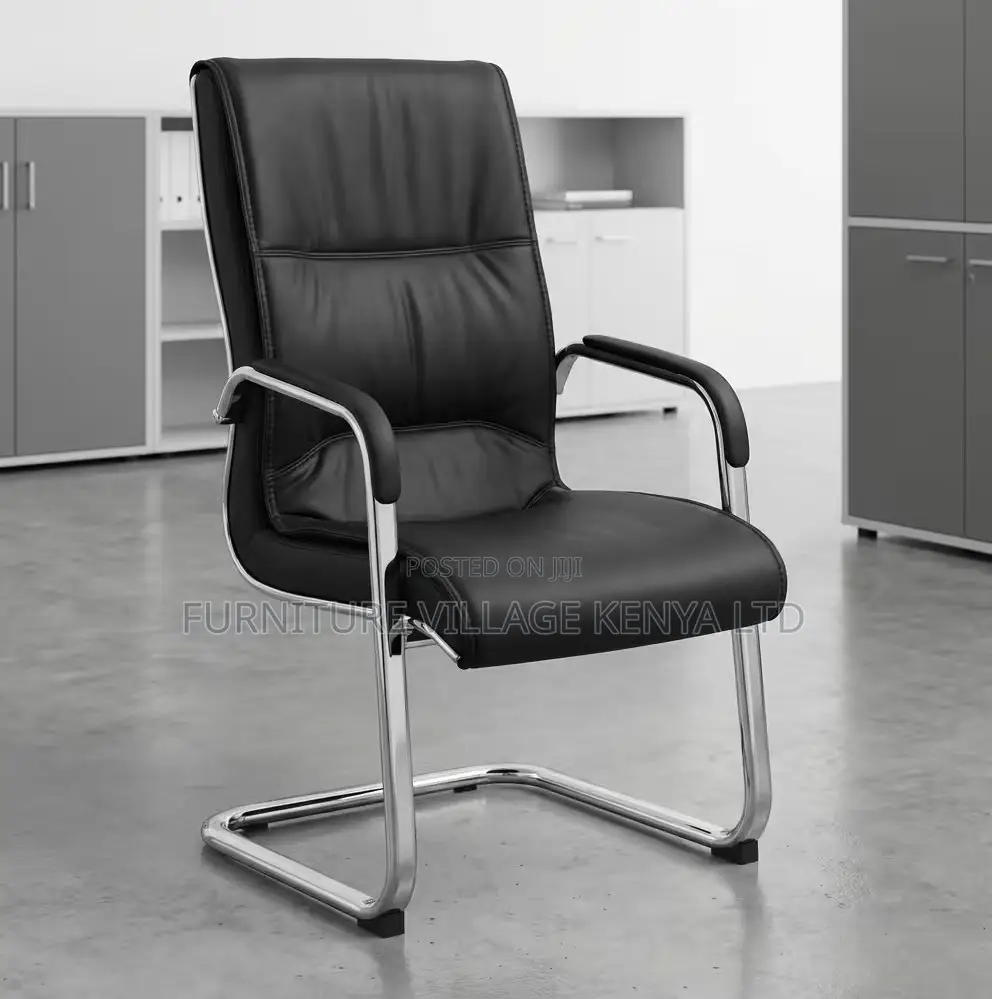 Executive Leather Waiting Seat