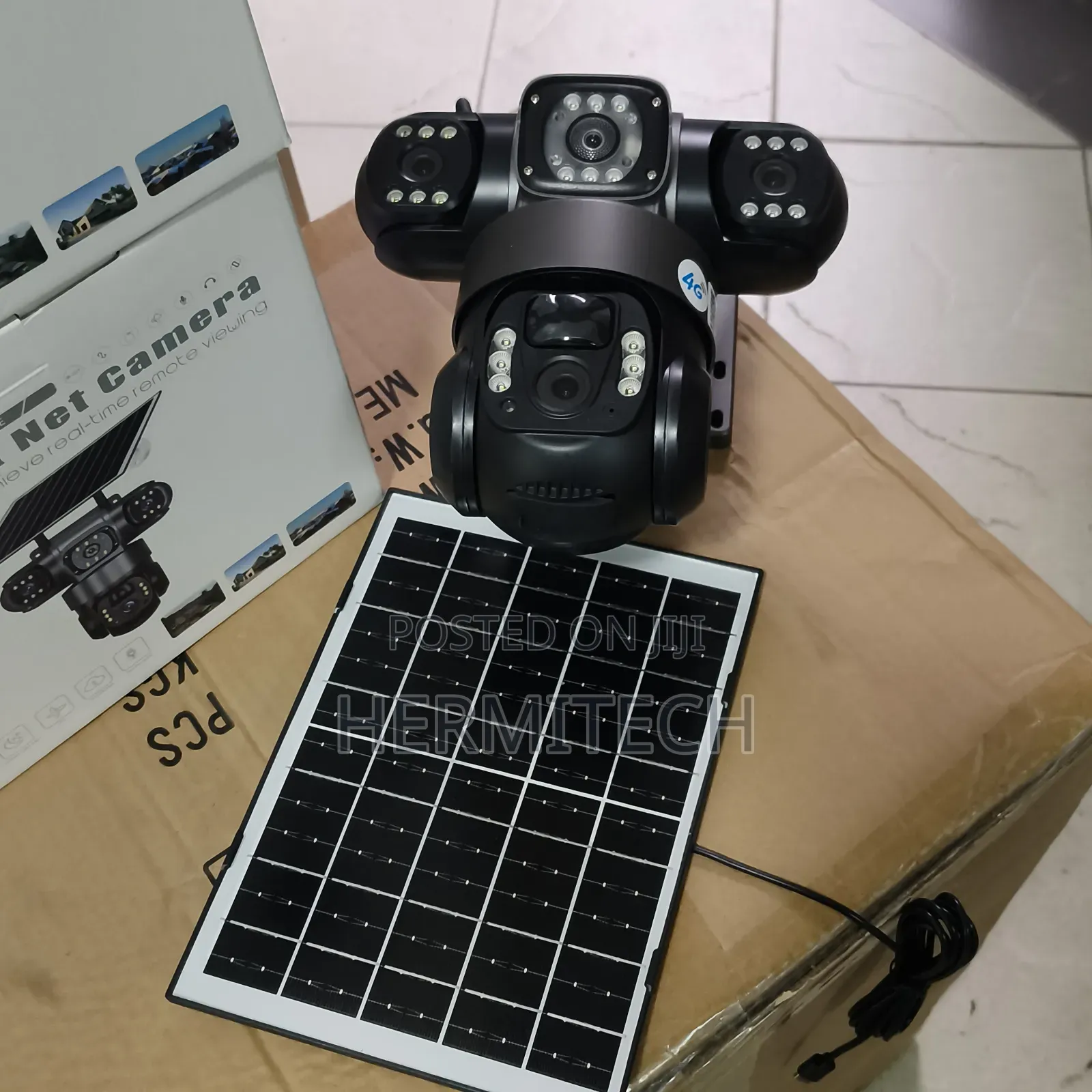 Outdoor 4g Solar Powered CCTV Cameras Available in Stock for Security