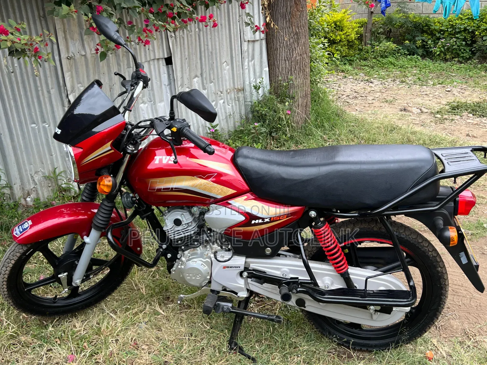 New TVS HLX Plus ES 2025 Red