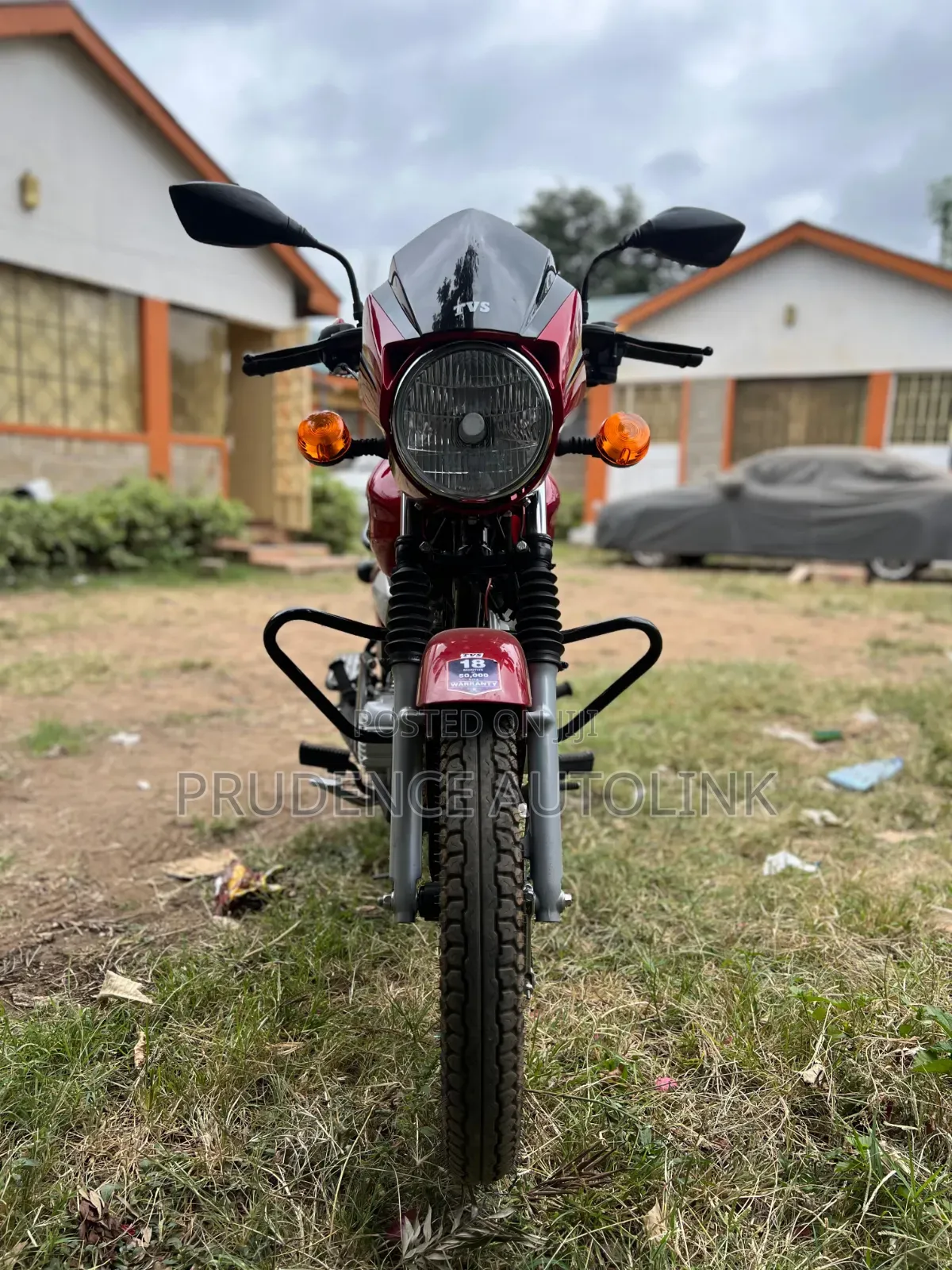 New TVS HLX Plus ES 2025 Red