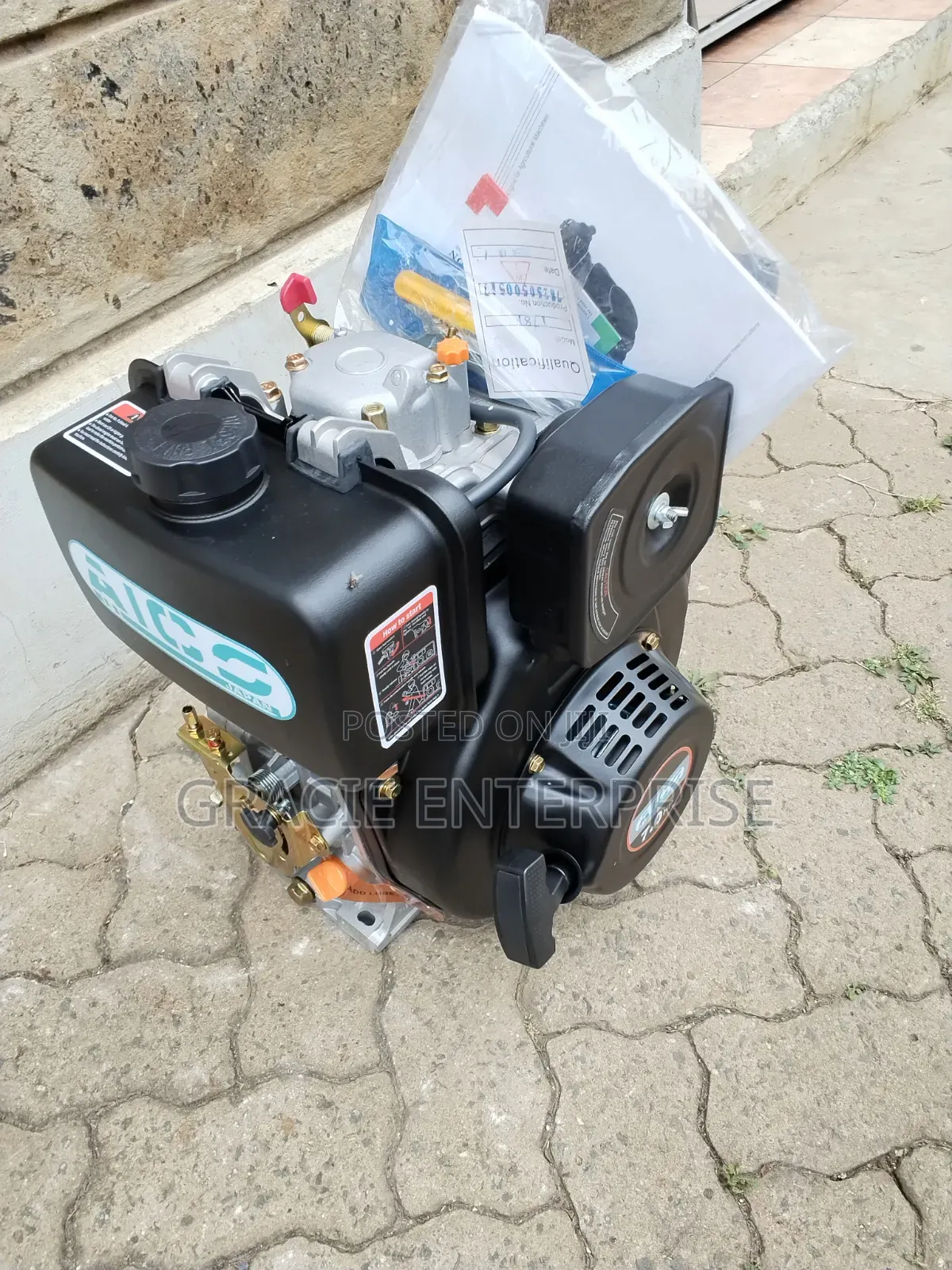 Aico Single Cylinder Air Cooled Engine