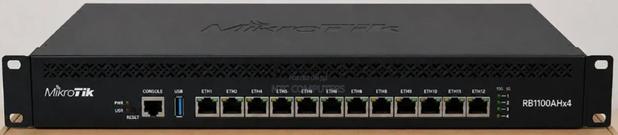 Mikrotik Rb1100ahx4 1u Rackmount Quad-Core Enterprise Router - main view