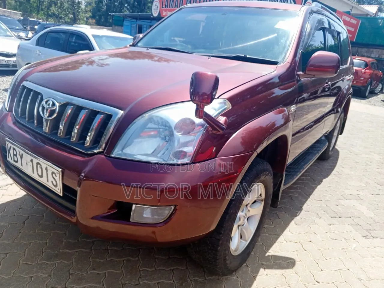 Toyota Land Cruiser Prado 2007 Red