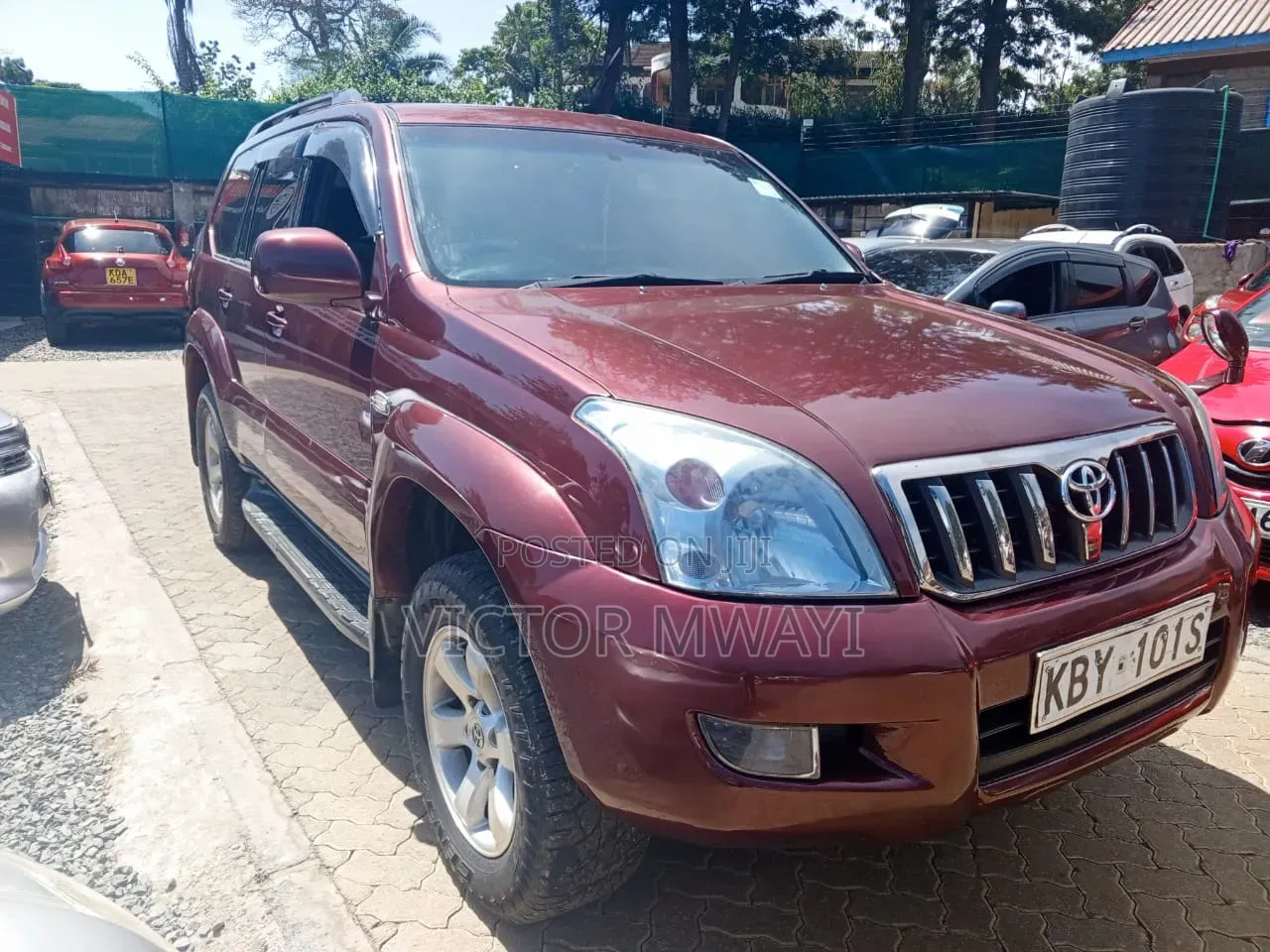 Toyota Land Cruiser Prado 2007 Red