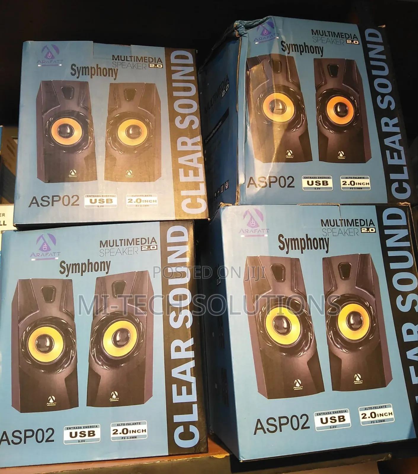 Asp02 Computer/Laptop Usb Speakers