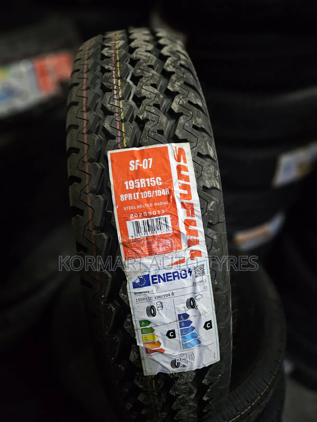 195r15c Sunfull Tyre