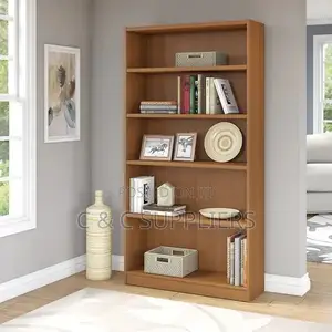 5-Tier Wooden Bookshelf