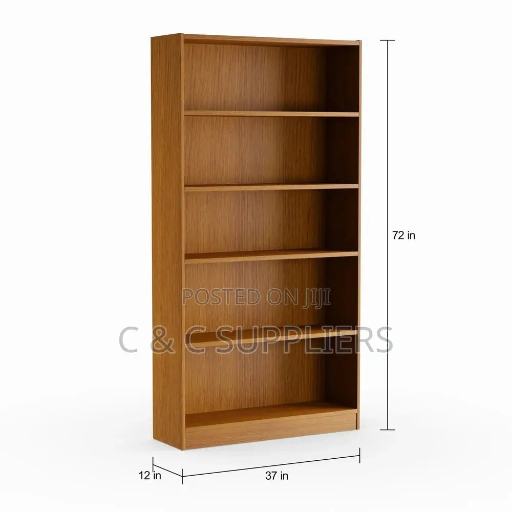 5-Tier Wooden Bookshelf