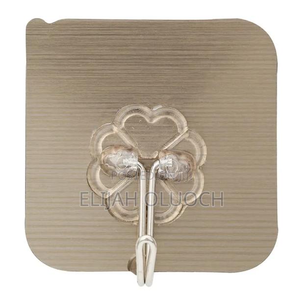 10pcs Strong Transparent Hooks Color: - thumbnail 3