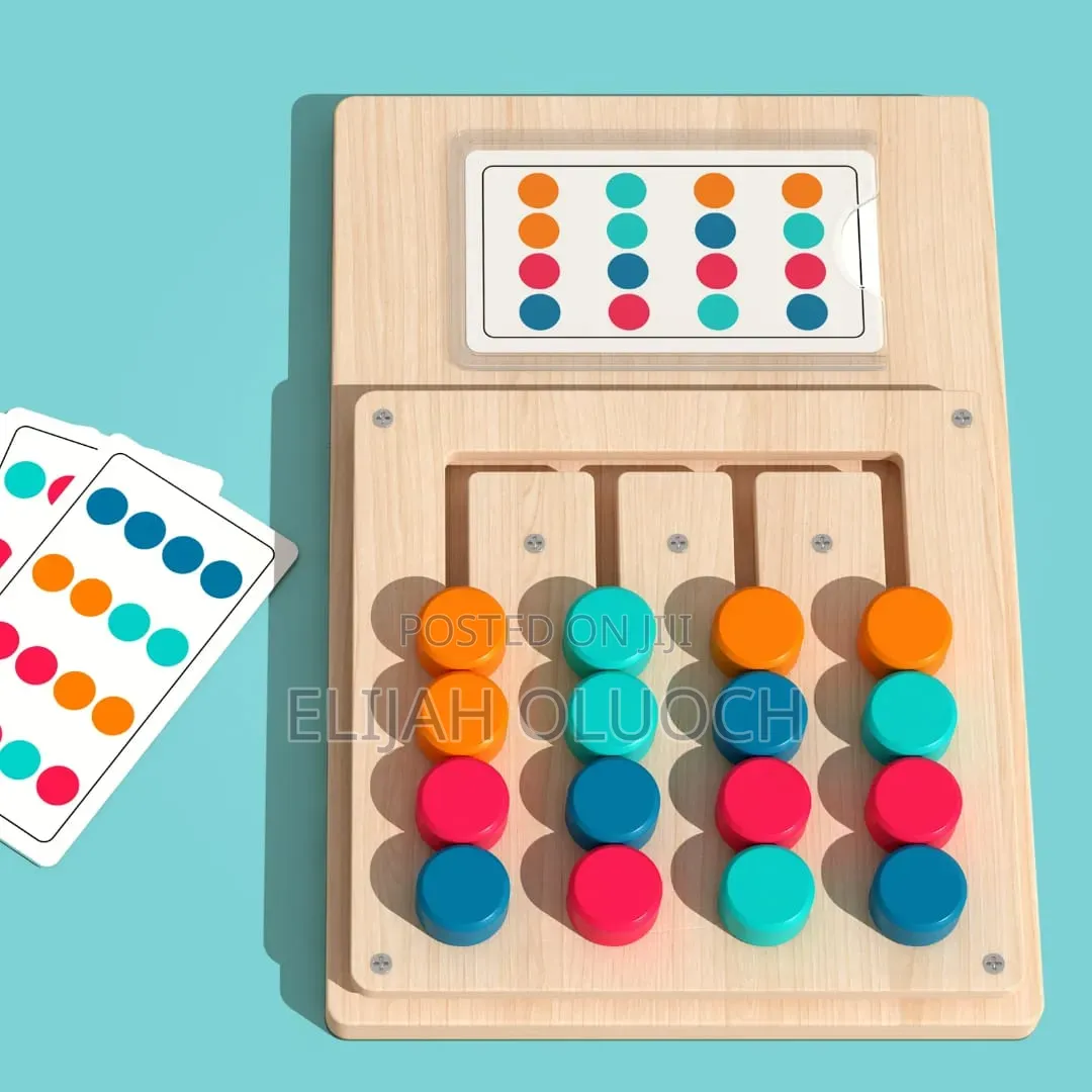 Montessori Kids Colors Matching Game for Creating Thinking Training