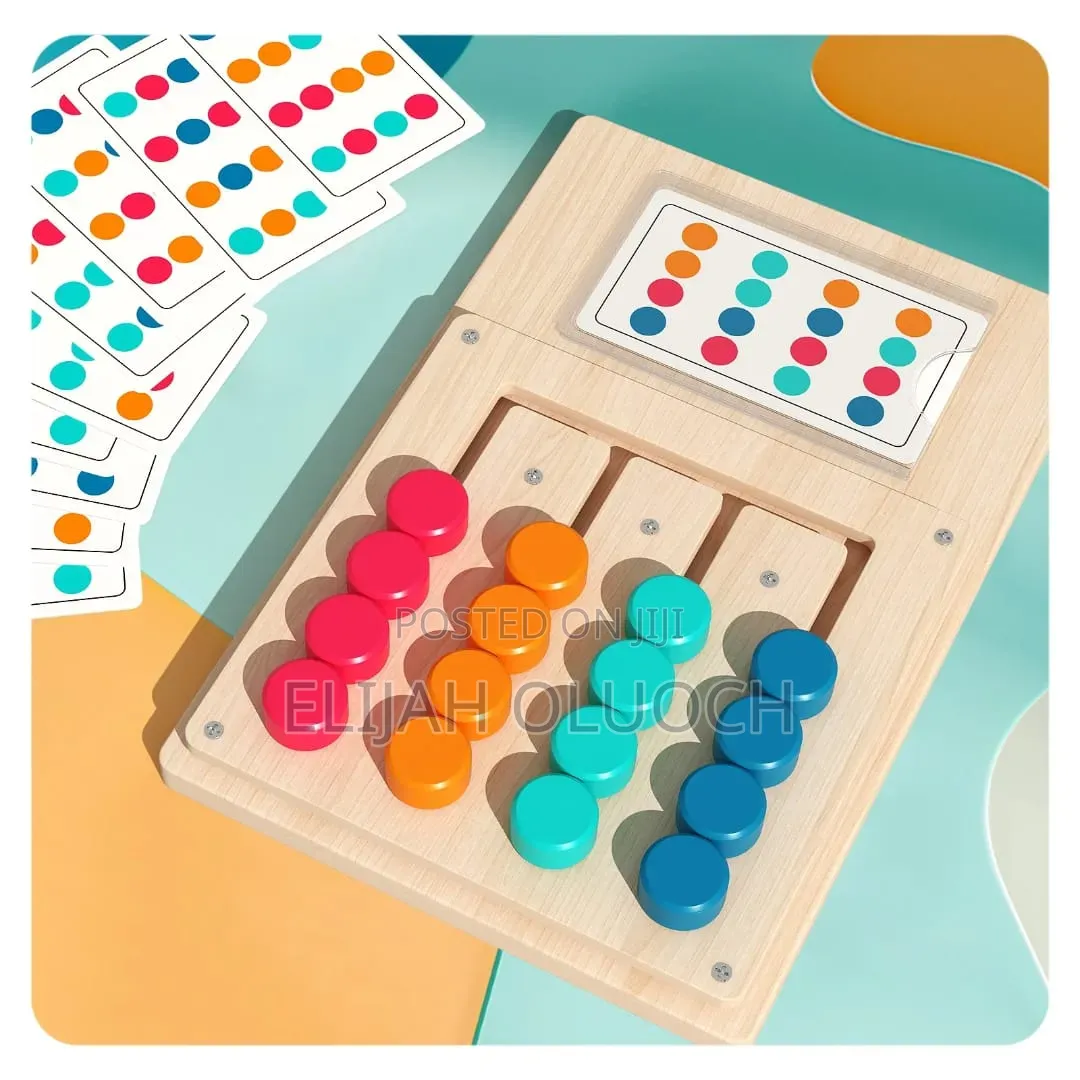 Montessori Kids Colors Matching Game for Creating Thinking Training