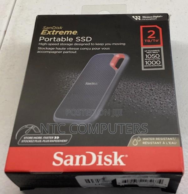 Sandisk Extreme 2tb Portable SSD- 1050mb/S Read ,1000mb/S Write Speeds