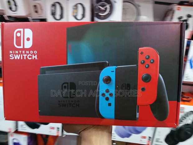 Nintendo Switch Console With Red and Blue V2 - thumbnail 3