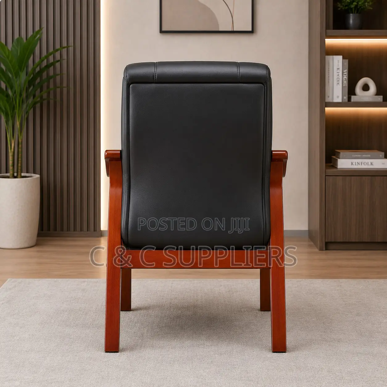 Office Bliss Leather Guest Chair.