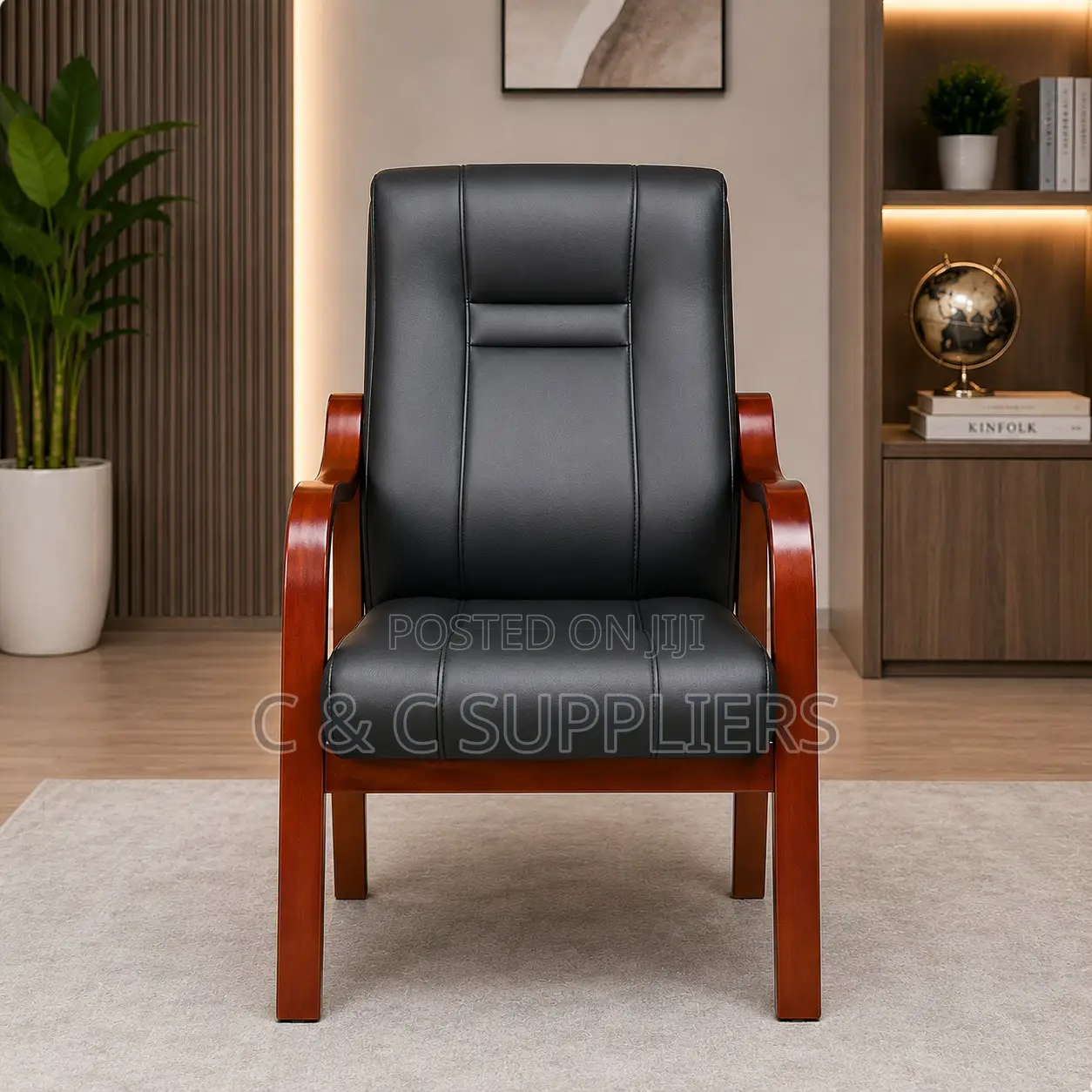 Office Bliss Leather Guest Chair.