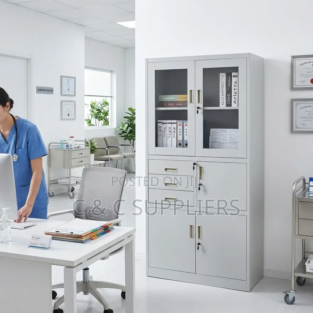 Office Filling Cabinet With a Safe.