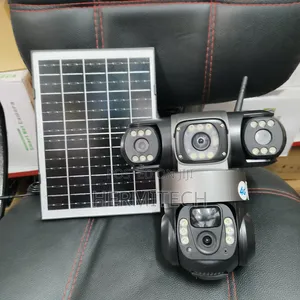 Home Security Cameras PTZ Surveillance Camera Solar Powered CCTV Camer
