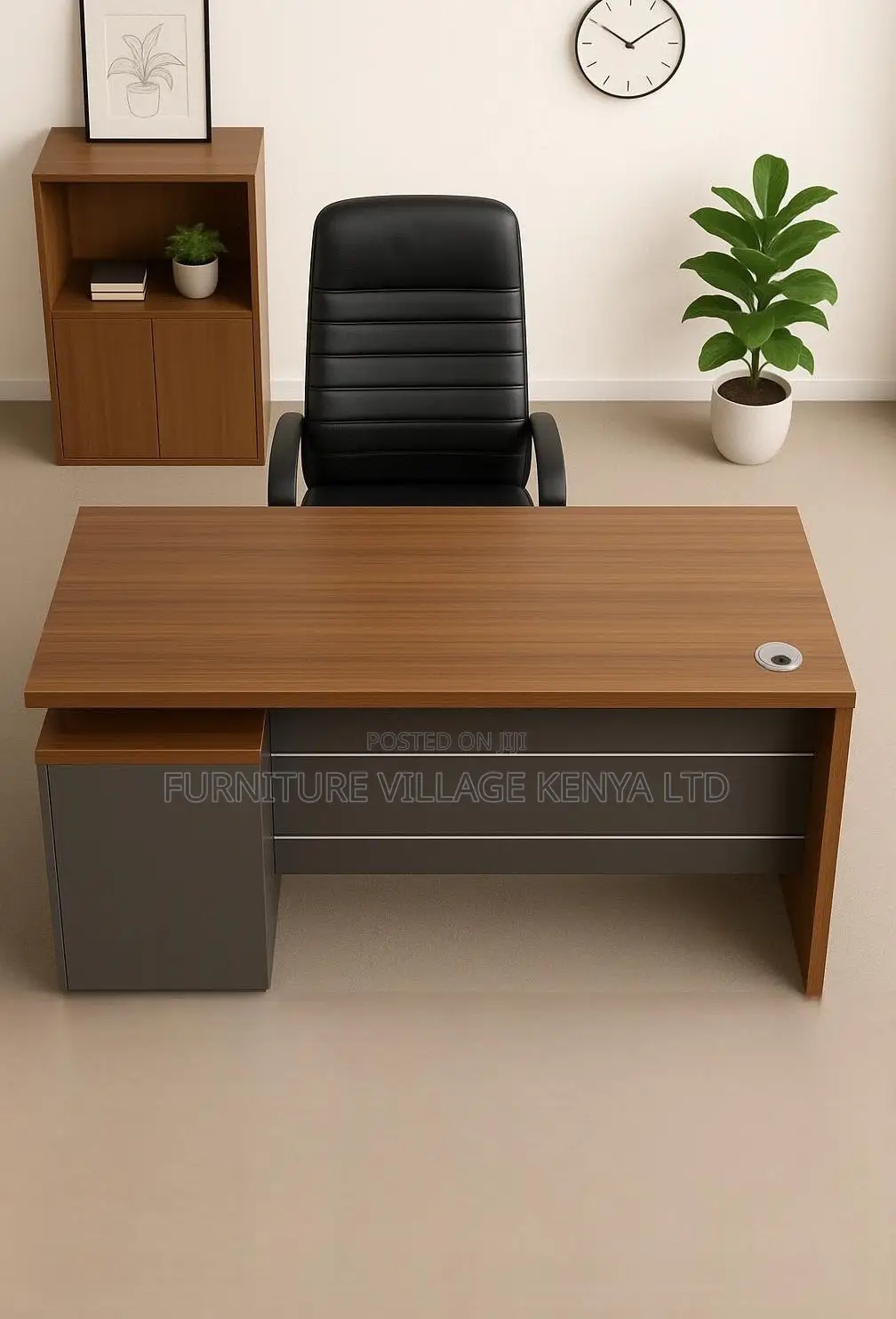 62.9921-Inch Executive Office Desk