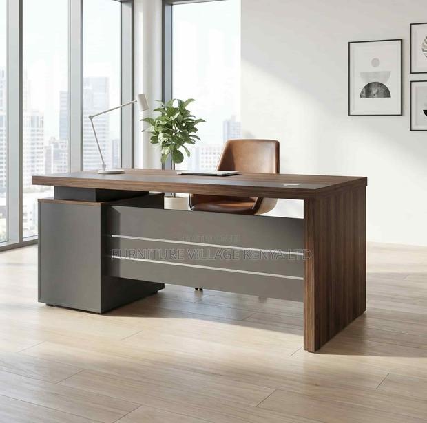 62.9921-Inch Executive Office Desk - thumbnail 3