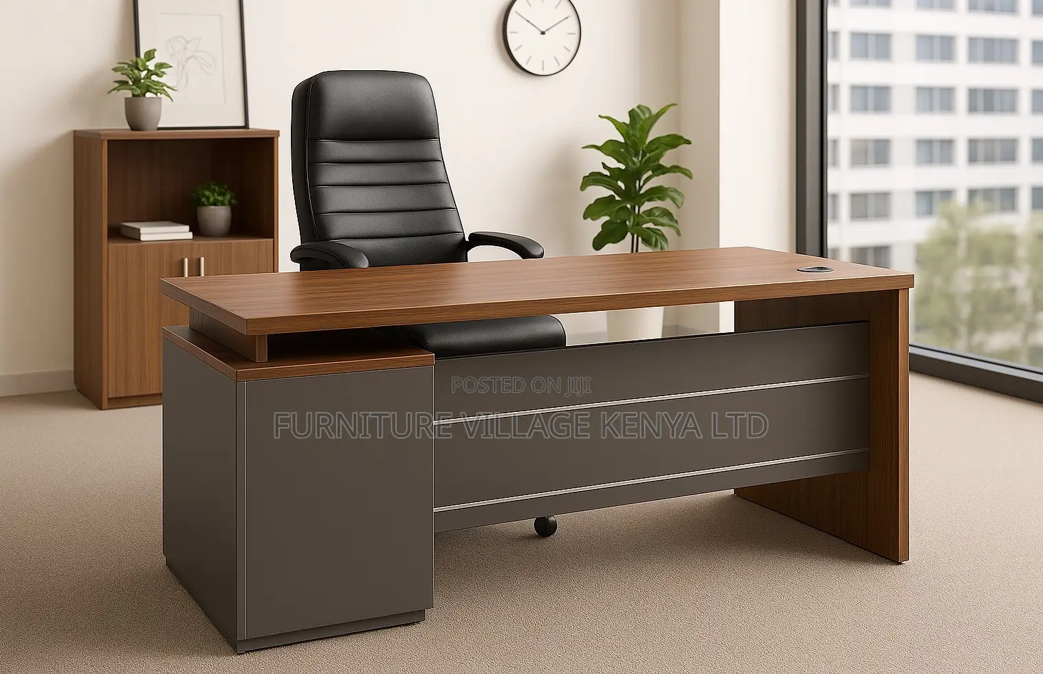 62.9921-Inch Executive Office Desk