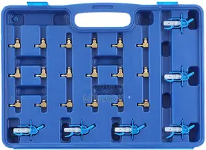 6 Cylinder Diesel Injector Flow Meter Adaptor Set Common Rail Tester