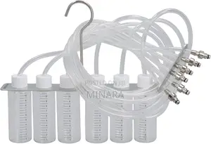 6 Cylinder Diesel Injector Flow Meter Adaptor Set Common Rail Tester