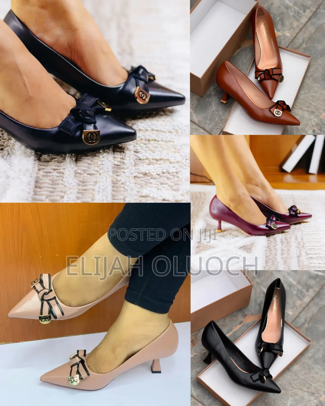 High Quality Leather (Aron Fairy) Closed Heel