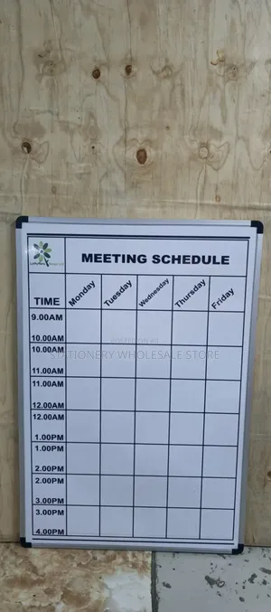 Meeting Schedule Board 3ft X 2ft ( 900mm X 600mm)