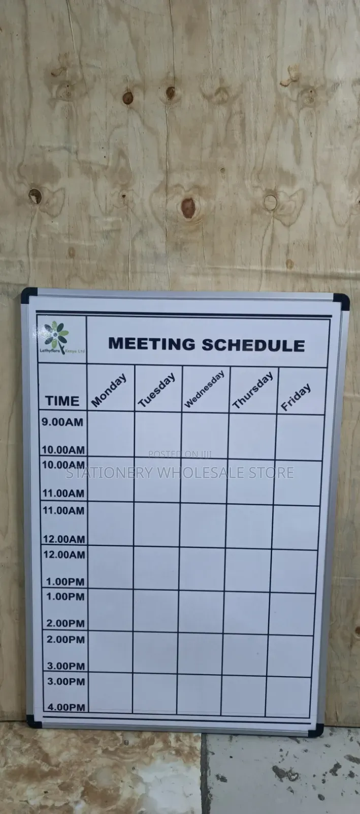 Meeting Schedule Board 3ft X 2ft ( 900mm X 600mm)