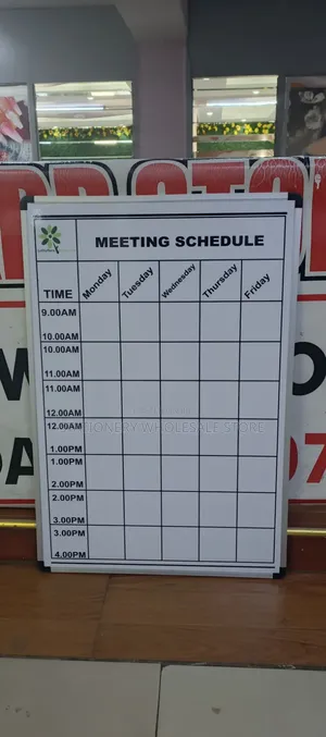 Meeting Schedule Board 3ft X 2ft ( 900mm X 600mm)