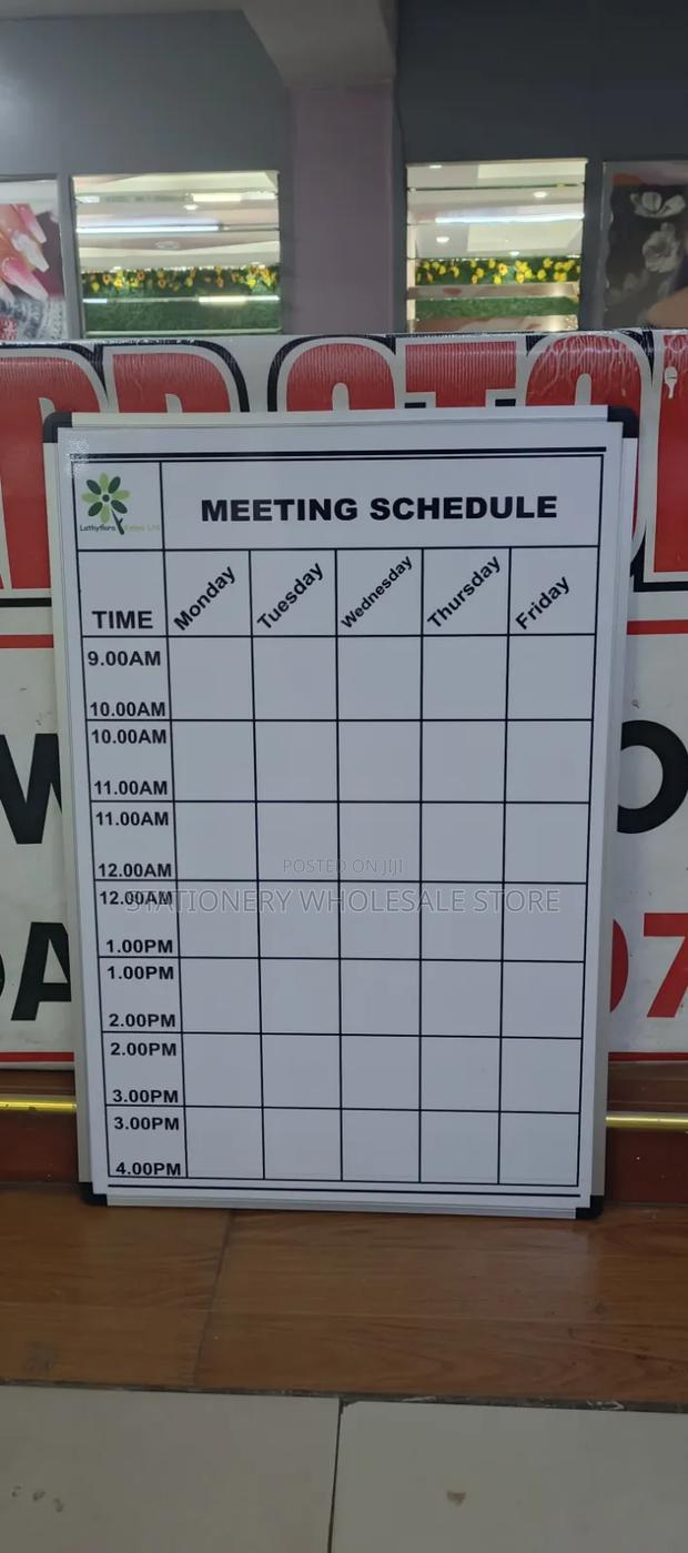 Meeting Schedule Board 3ft X 2ft ( 900mm X 600mm) - thumbnail 3
