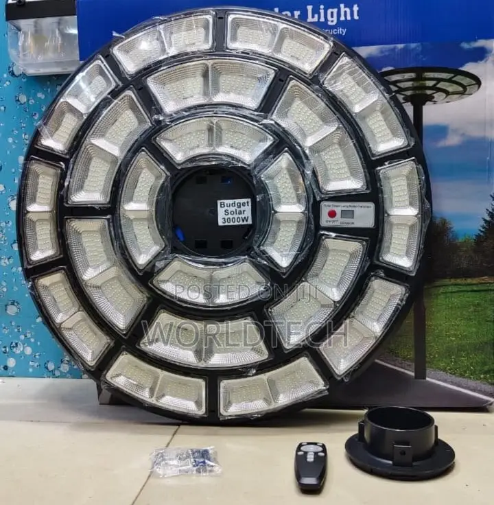 Ufo 3000w Solar Round Street Light/Quality 3000watts Round Solarlight