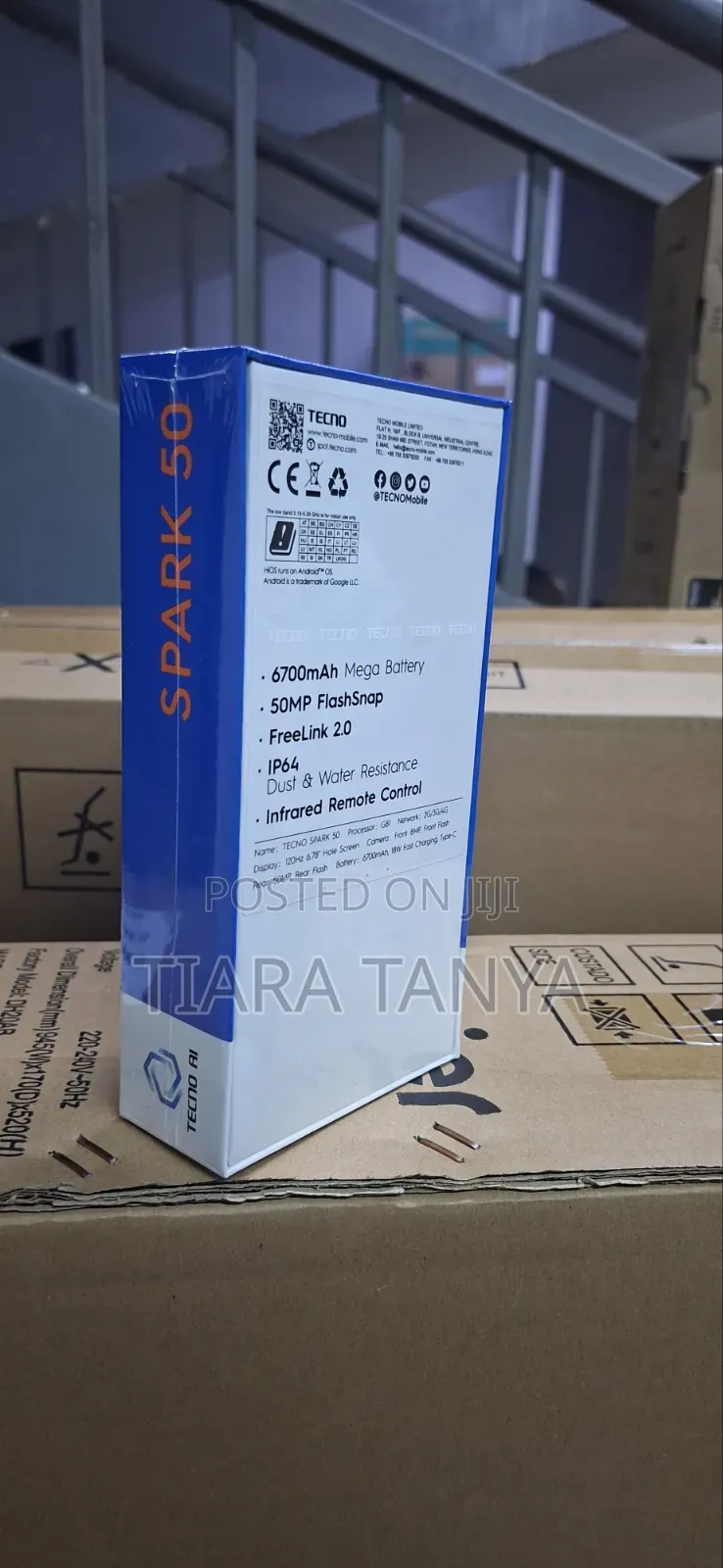 New Tecno Spark 50 128 GB Black