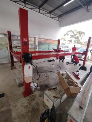 Safety Locking Mechanism 4tns 4post Carlift Machine Sunshine