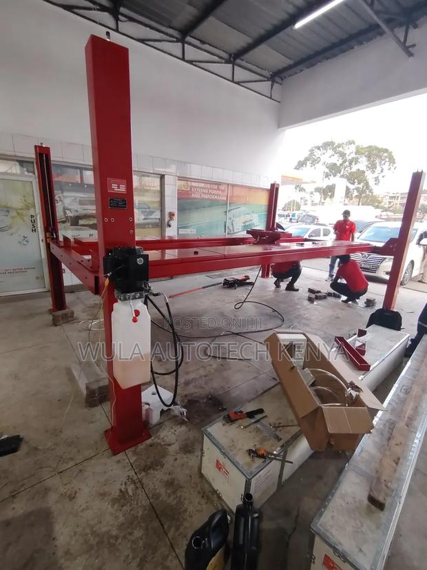 Safety Locking Mechanism 4tns 4post Carlift Machine Sunshine