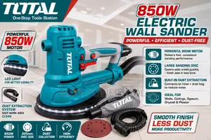 Total 850w Electric Drywall Wall Sander With Dust Collection System