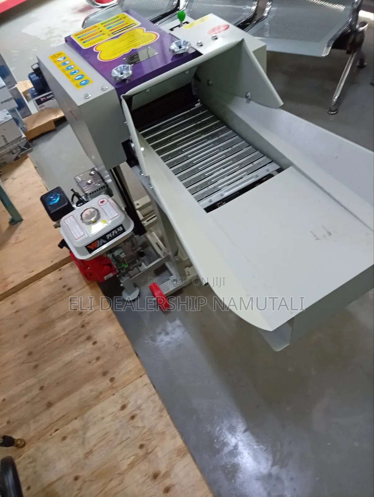 Portable High Speed Chaff Cutter With 7.5hp Engine/600kg/H