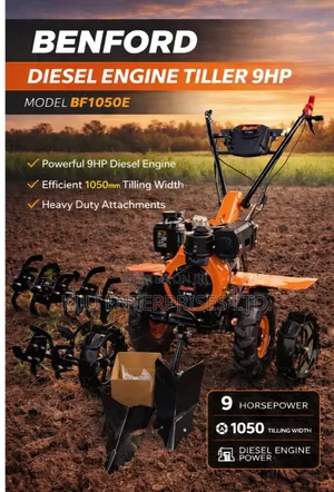 9hp Diesel Power Tiller / Walking Tractor – Benford