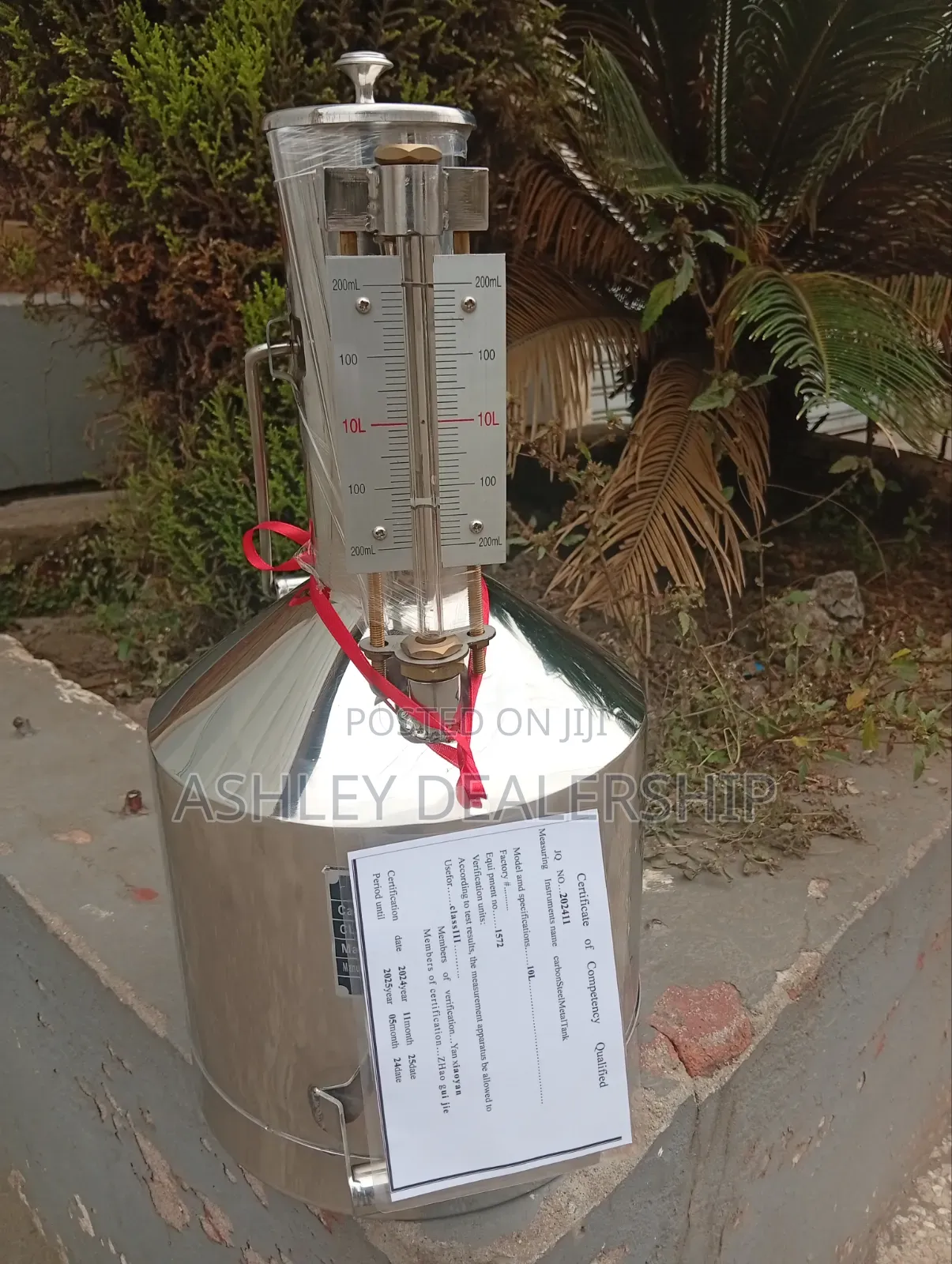 Metal Calibration Measuring Can