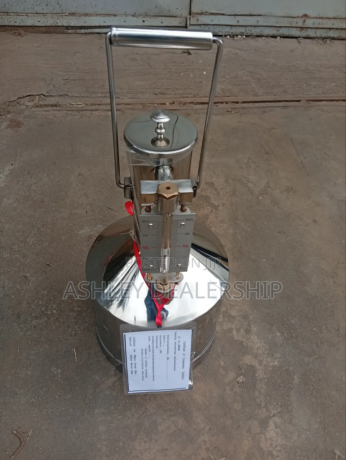 Metal Calibration Measuring Can